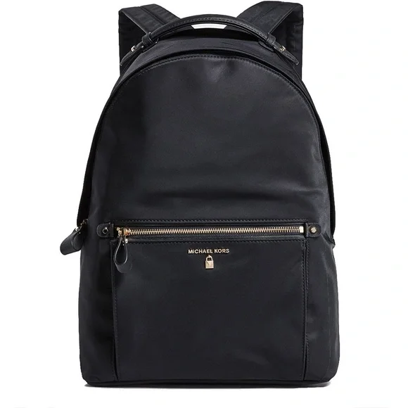 NWT Michael Kors Large Kelsey Backpack Black MICHAEL Michael Kors Nylon Kelsey Large Backpack SKU  main image 4